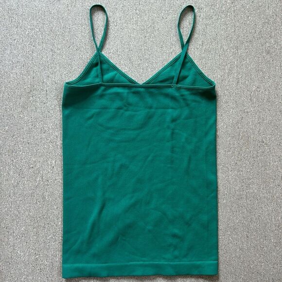 NWOT Free People Intimately Soft Stretchy V-neck Cami Tank Top in Green XS/S - Picture 4 of 10
